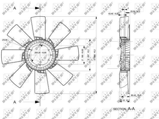 49835 NRF Fan impeller
