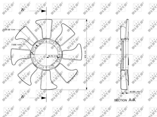 NRF Fan impeller – price 65 PLN