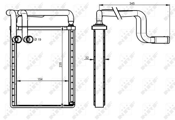 NRF Water Tank, radiator – price 169 PLN