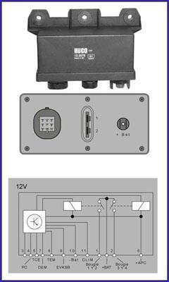 Hitachi 132075 Relay, glow plug system 132075
