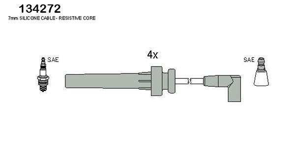 Hitachi 134272 Ignition cable kit 134272