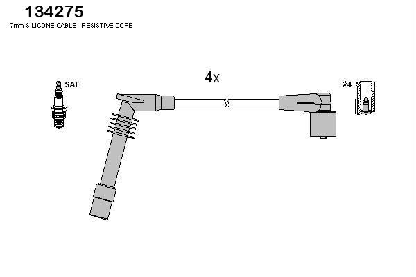 Hitachi 134275 Ignition cable kit 134275