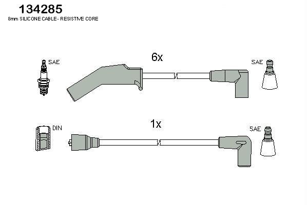 Hitachi 134285 Ignition cable kit 134285