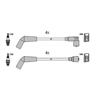 Hitachi 134288 Ignition cable kit 134288