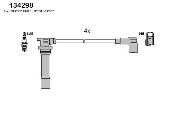 Hitachi 134298 Ignition cable kit 134298