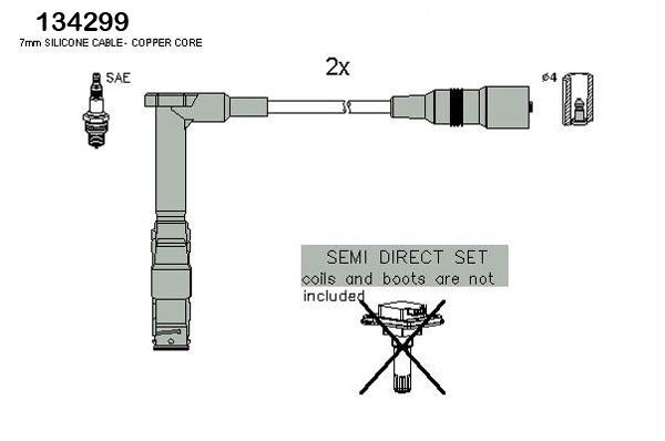 Hitachi 134299 Ignition cable kit 134299