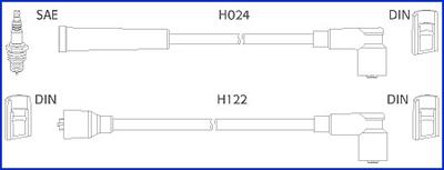Hitachi 134347 Ignition cable kit 134347