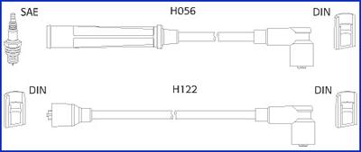 Hitachi 134438 Ignition cable kit 134438