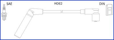 Hitachi 134478 Ignition cable kit 134478