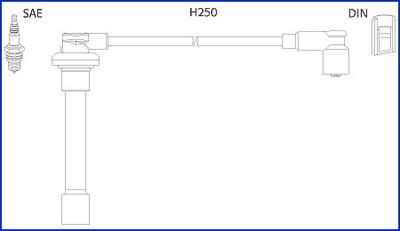 Hitachi 134520 Ignition cable kit 134520