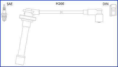 Hitachi 134521 Ignition cable kit 134521