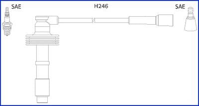 Hitachi 134560 Ignition cable kit 134560