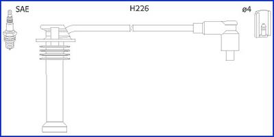 Hitachi 134672 Ignition cable kit 134672