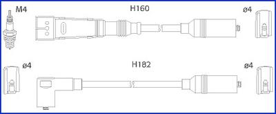 Hitachi 134716 Ignition cable kit 134716