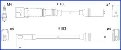 Hitachi 134717 Ignition cable kit 134717