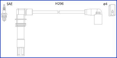 Hitachi 134797 Ignition cable kit 134797