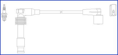 Hitachi 134812 Ignition cable kit 134812