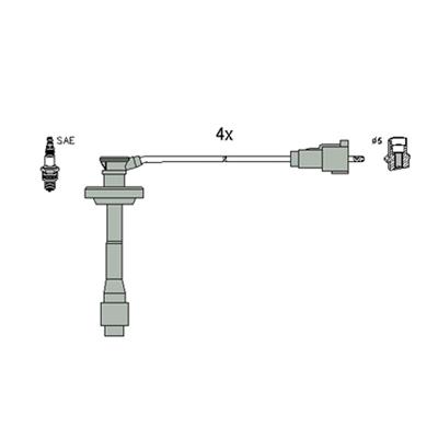 Hitachi 134971 Ignition cable kit 134971