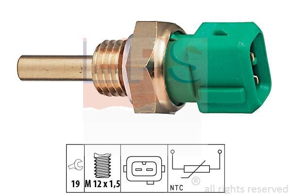 Eps 1.830.211 Coolant temperature sensor 1830211 1830211 Eps Coolant temperature sensor