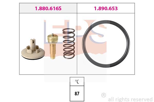 Eps 1.880.616S Thermostat, coolant 1880616S
