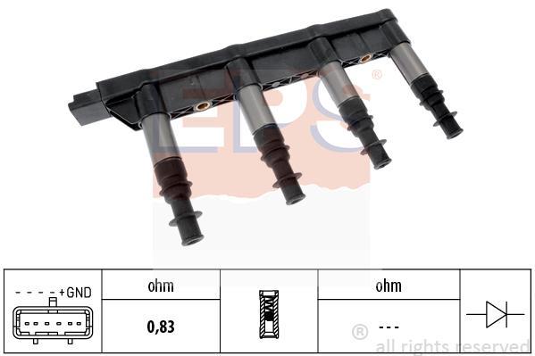 Eps 1.970.483 Ignition coil 1970483