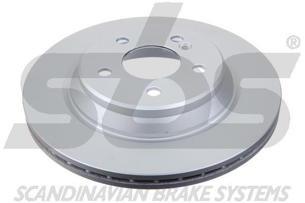 Rear ventilated brake disc SBS 1815313352