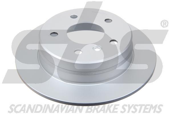 Rear brake disc, non-ventilated SBS 1815313355