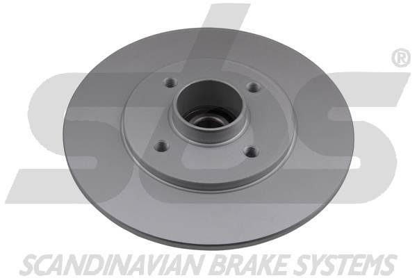 Rear brake disc, non-ventilated SBS 1815313944