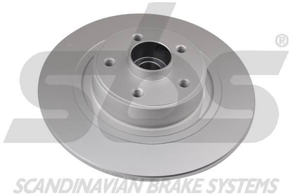 Rear brake disc, non-ventilated SBS 1815313962