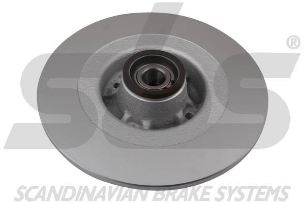 Rear brake disc, non-ventilated SBS 1815313965