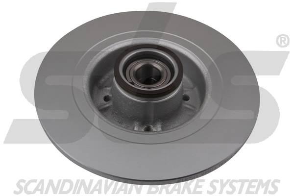 Rear brake disc, non-ventilated SBS 1815313967