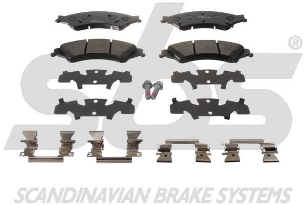 SBS 1501222577 Brake Pad Set, disc brake 1501222577