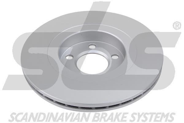Front brake disc ventilated SBS 1815314759