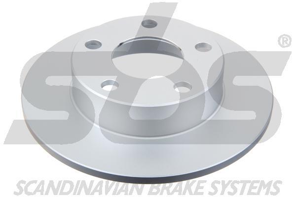 Rear brake disc, non-ventilated SBS 1815314763