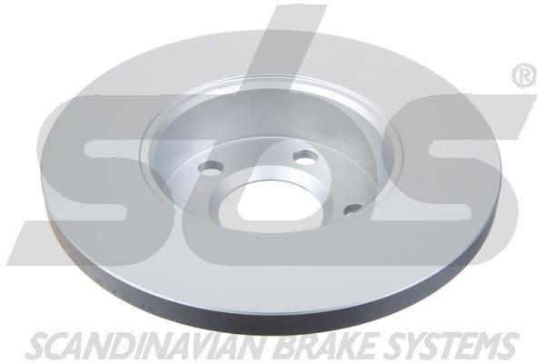 Unventilated front brake disc SBS 1815314766