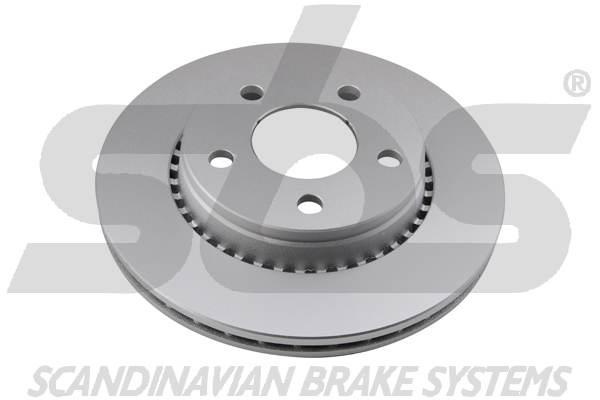Rear ventilated brake disc SBS 1815314769