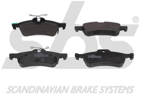 SBS 1501222650 Brake Pad Set, disc brake 1501222650