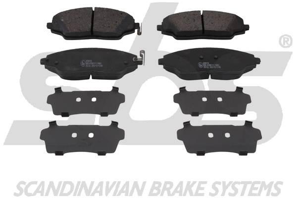 SBS 1501225018 Brake Pad Set, disc brake 1501225018