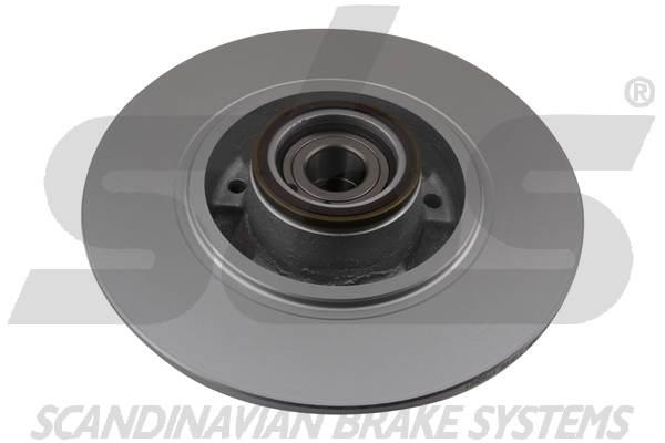 Rear brake disc, non-ventilated SBS 1815313993