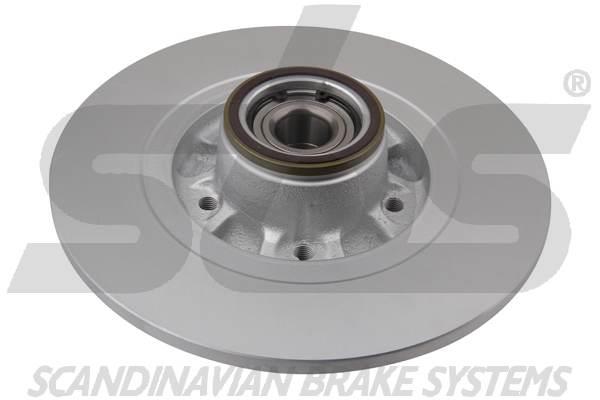 Rear brake disc, non-ventilated SBS 1815313975