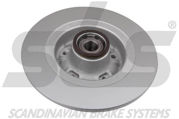 Rear brake disc, non-ventilated SBS 1815313990