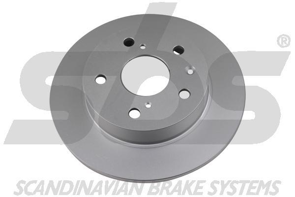 Unventilated front brake disc SBS 1815315232