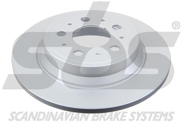 Rear brake disc, non-ventilated SBS 1815314843