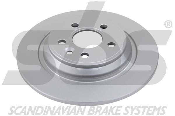 Rear brake disc, non-ventilated SBS 1815314857