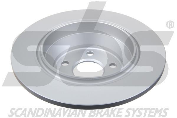 Rear brake disc, non-ventilated SBS 1815314859
