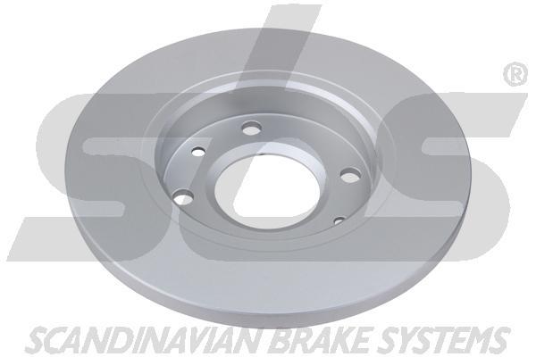 Unventilated front brake disc SBS 1815311926
