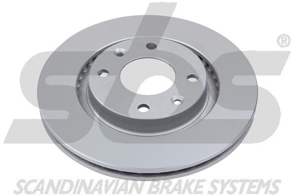 Front brake disc ventilated SBS 1815311929