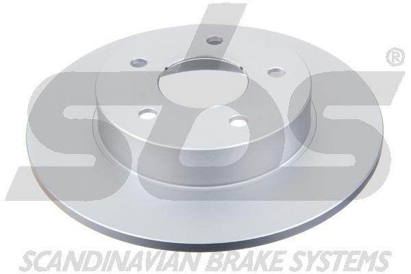 Rear brake disc, non-ventilated SBS 1815312257