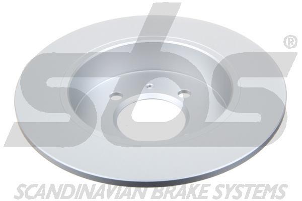 Rear brake disc, non-ventilated SBS 1815312263