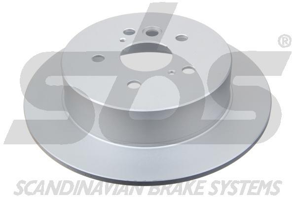Rear brake disc, non-ventilated SBS 1815314574